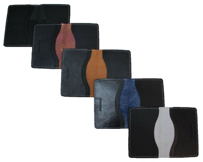 100% Genuine Real Leather Top Quality Unisex Mini Slim Wallet Credit Card Holder