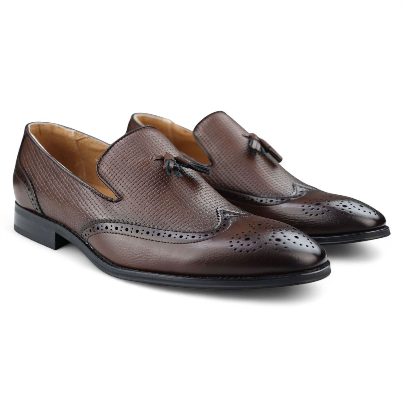 Men's Tassel Moccasin Loafers Smart Slip-On Dress Shoes