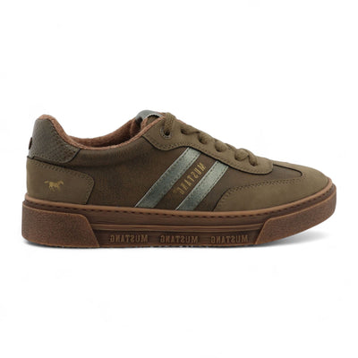 Mustang Women's Olive Green Street Platform Sneakers Shoes