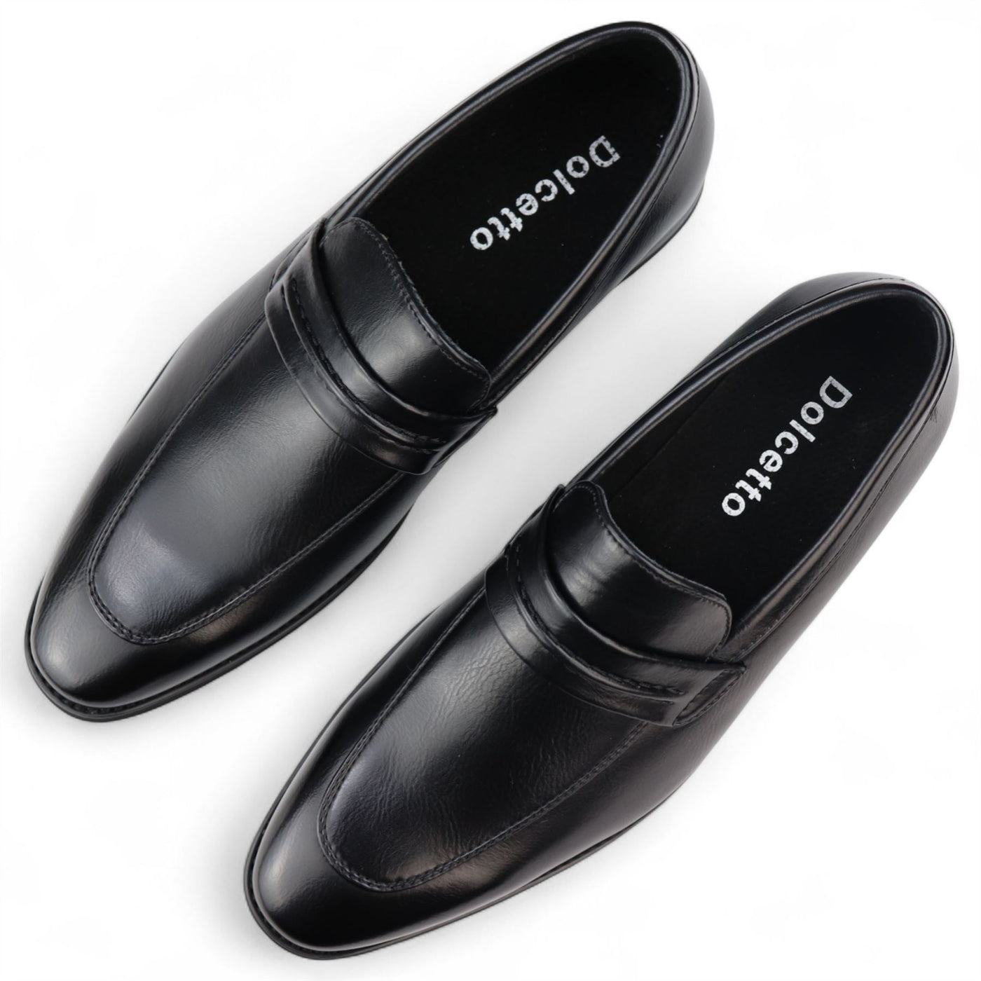 Men's Slip-On Loafers Leather Lined Smart Shoes