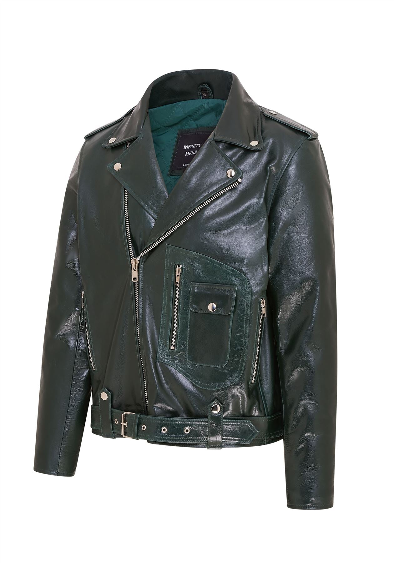 Mens Cow-Hide Biker Brando Jacket - Pargas