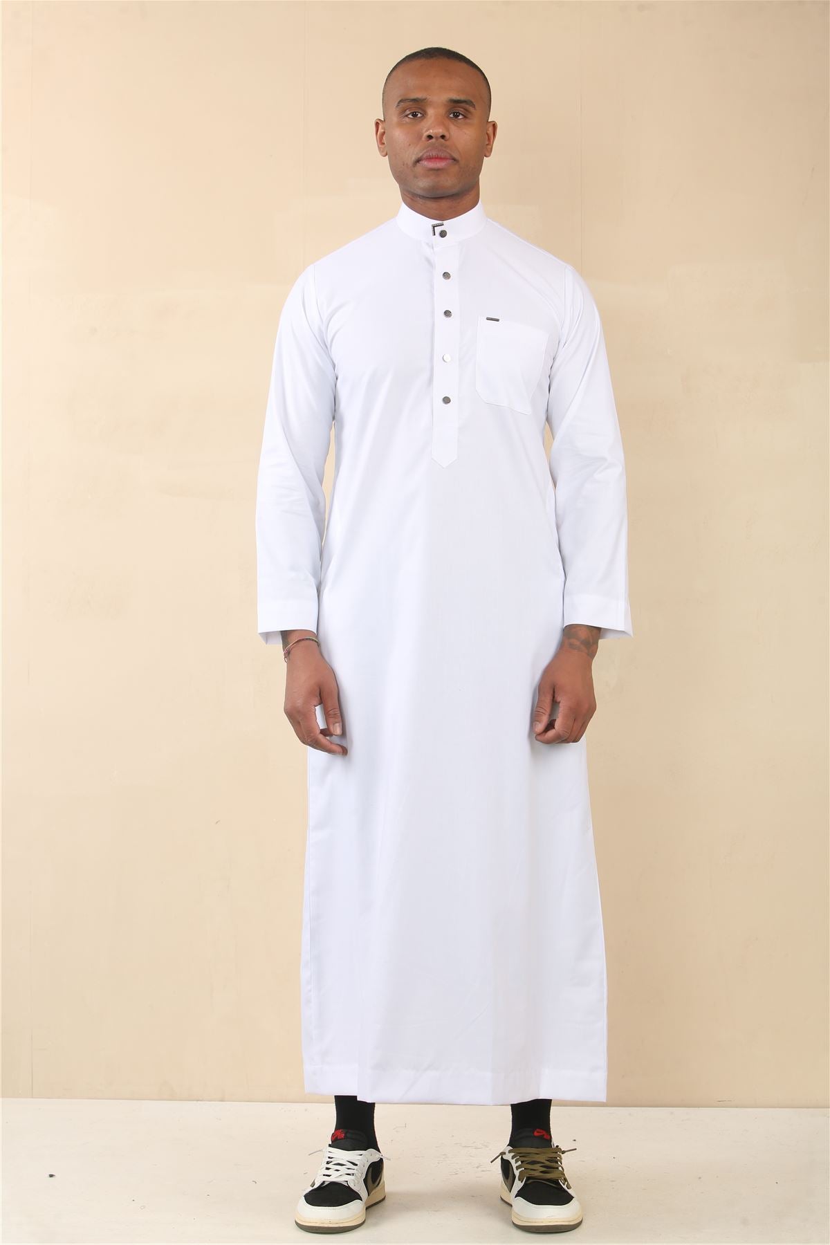 Men's Thobe Arab Saudi Emirati Islamic Clothing Jubba Robe