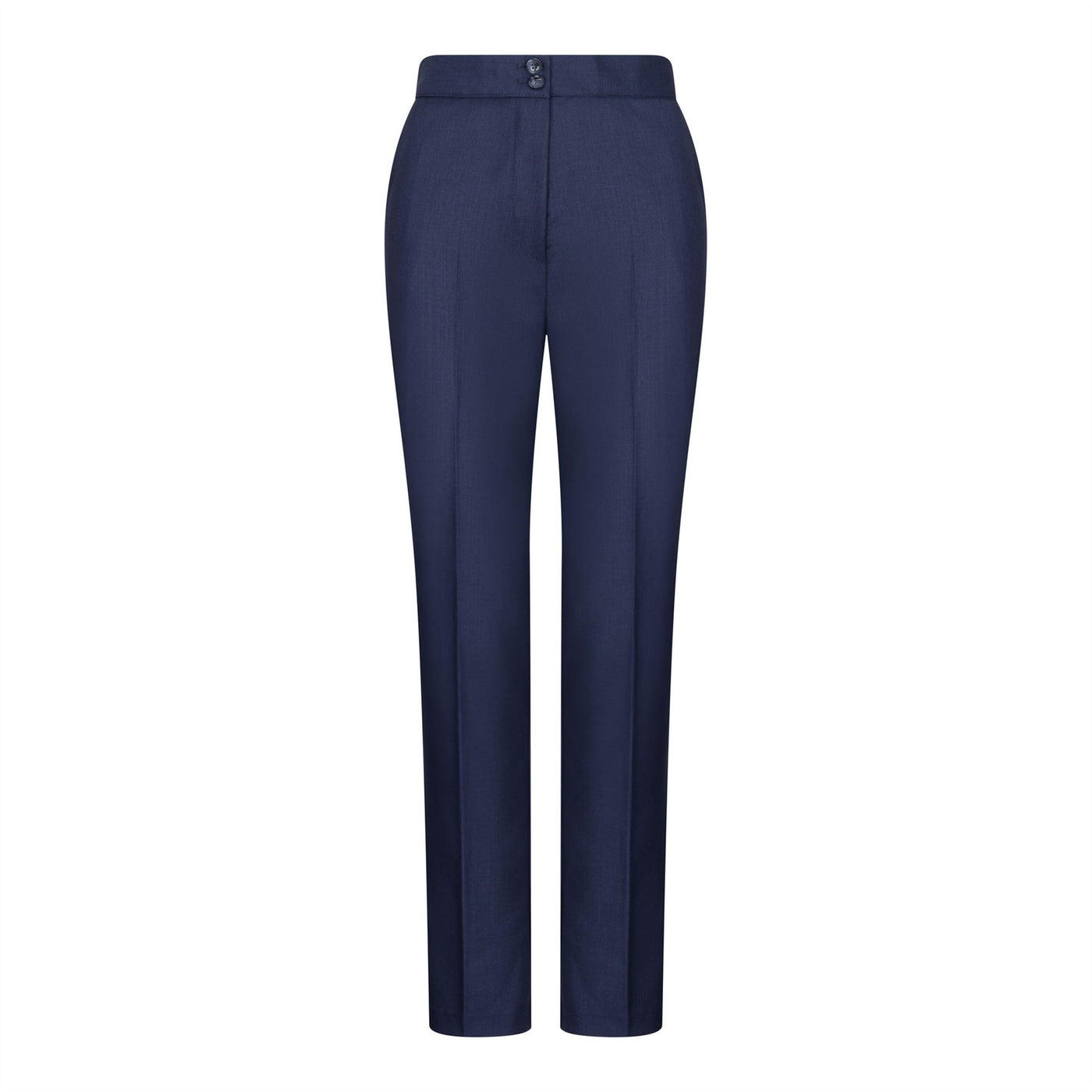 Women's 3 Piece Tailored Fit Plain Navy Formal Office Suit
