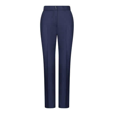 Women's 3 Piece Tailored Fit Plain Navy Formal Office Suit