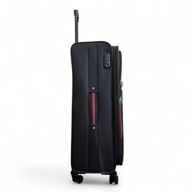 Expandable Soft 8 Wheel Lightweight Suitcase Luggage Travel Bags Set