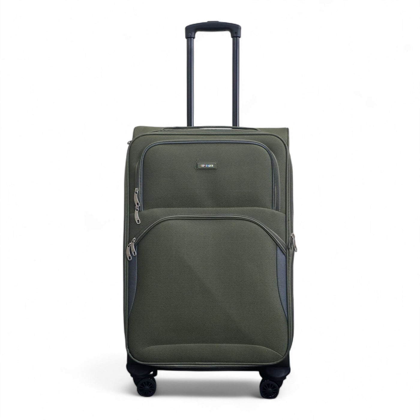 Expandable Soft 8 Wheel Lightweight Suitcase Luggage Travel Bags Set
