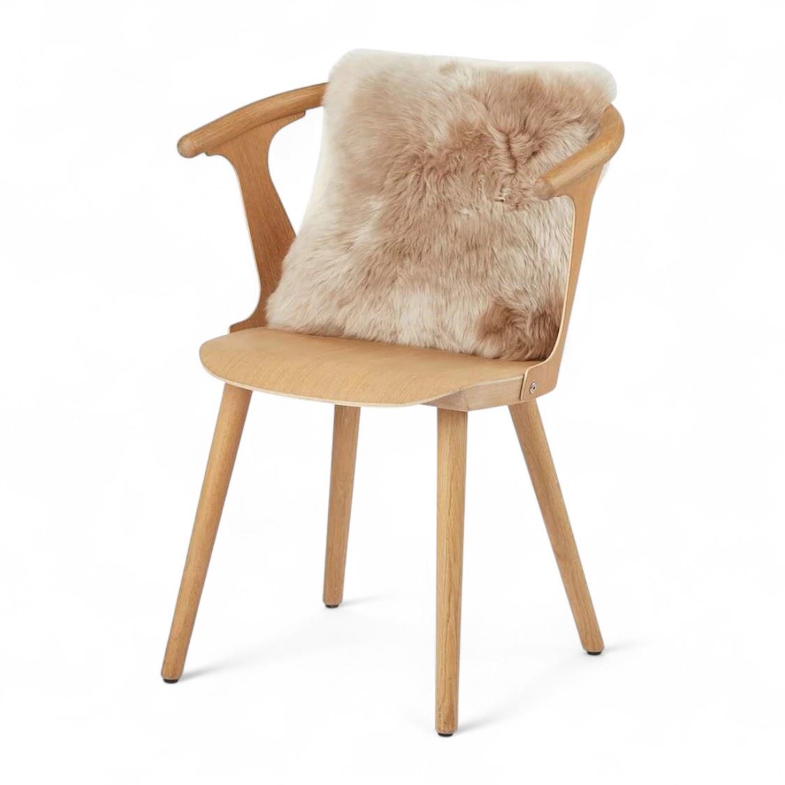 Luxury Genuine Sheepskin  40x40cm Real Wool Single Sided Cushion