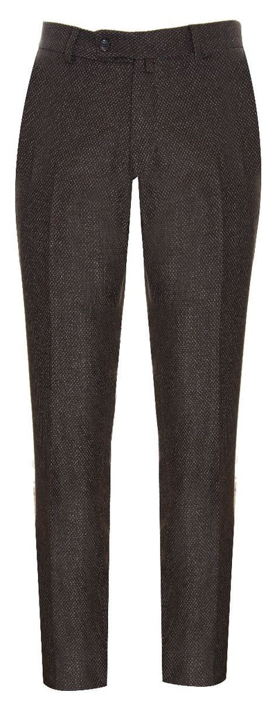 Mens Brown Wool 3 Piece Suit Double Breasted Tweed Peaky Blinders 1920