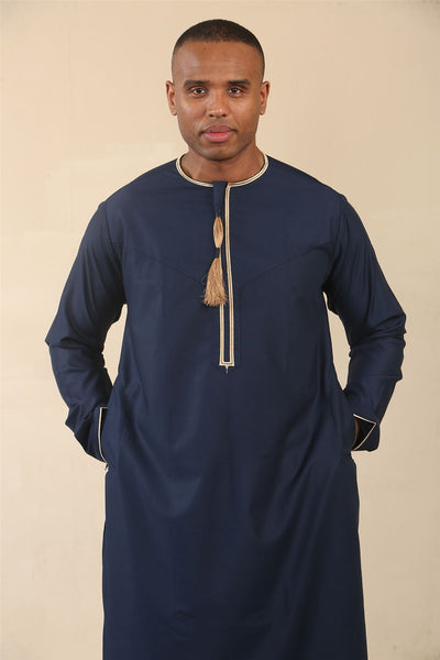 Men's Omani Eid Thobe  Saudi Emirati Jubba Robe