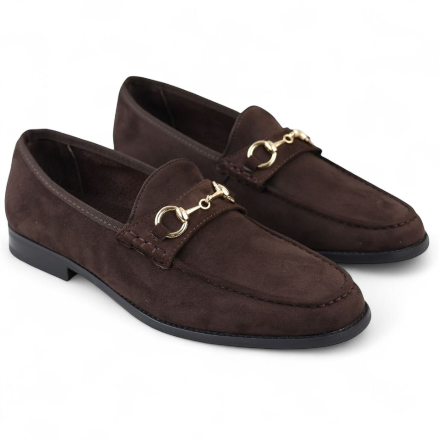 Men's Suede Moccasin Leather Lined Loafers
