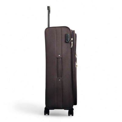 Expandable Soft 8 Wheel Lightweight Suitcase Luggage Travel Bags Set