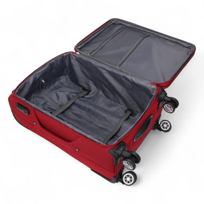 8 Wheel Lightweight Suitcase Luggage Travel Bags Set