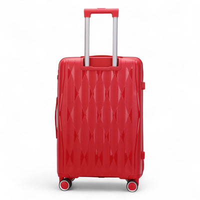Hard Shell Suitcase Cabin TSA Luggage Travel Set