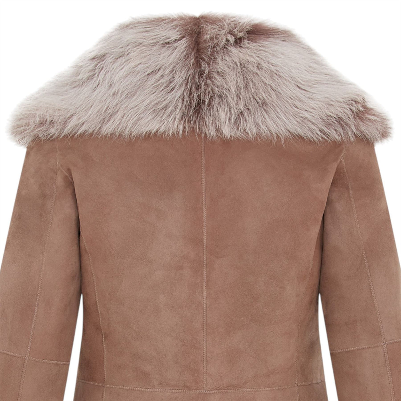 Women's Sheepskin Toscana Shearling Suede Leather Jacket - Noiré