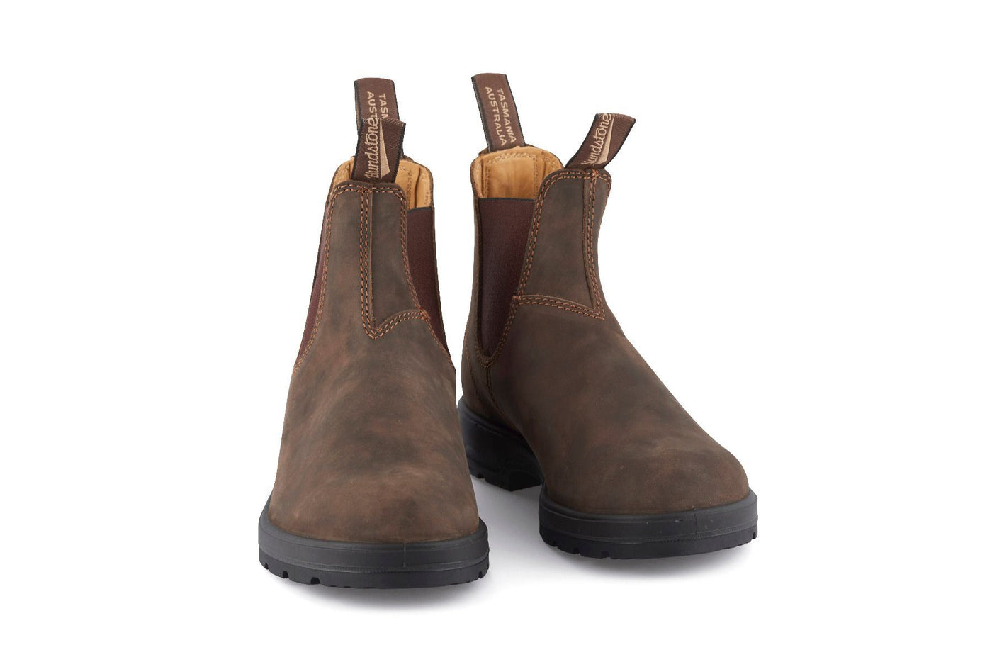 Stivaletto Chelsea Blundstone #585 Rustic Brown con tampone lucidante