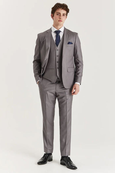 Men’s Grey Tailored Trouser Smart Formal