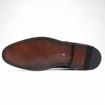 Men's Suede Chelsea Boots Real Leather Lined Slip-On