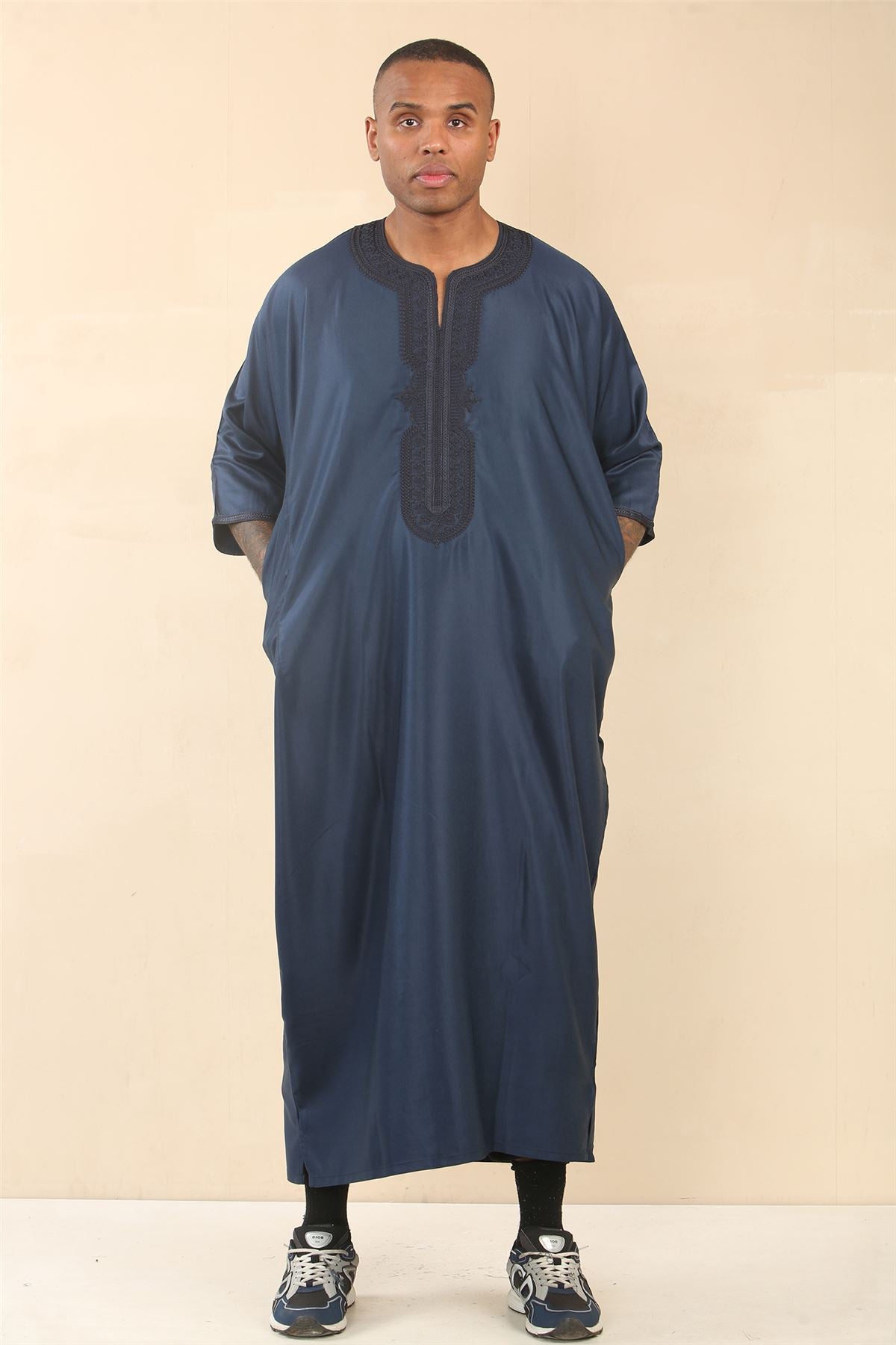 Men's Moroccan Thobe Djellaba Jubba Robe Eid