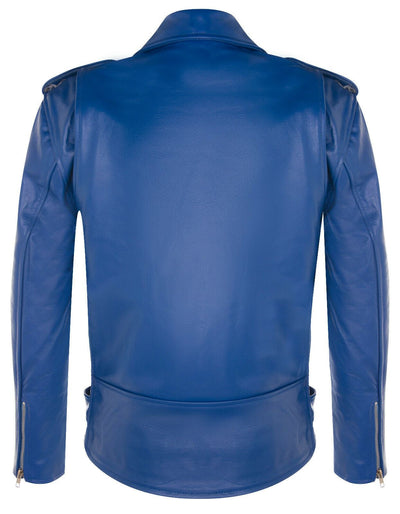 Mens Cow-Hide Black Brando Jacket -Venice