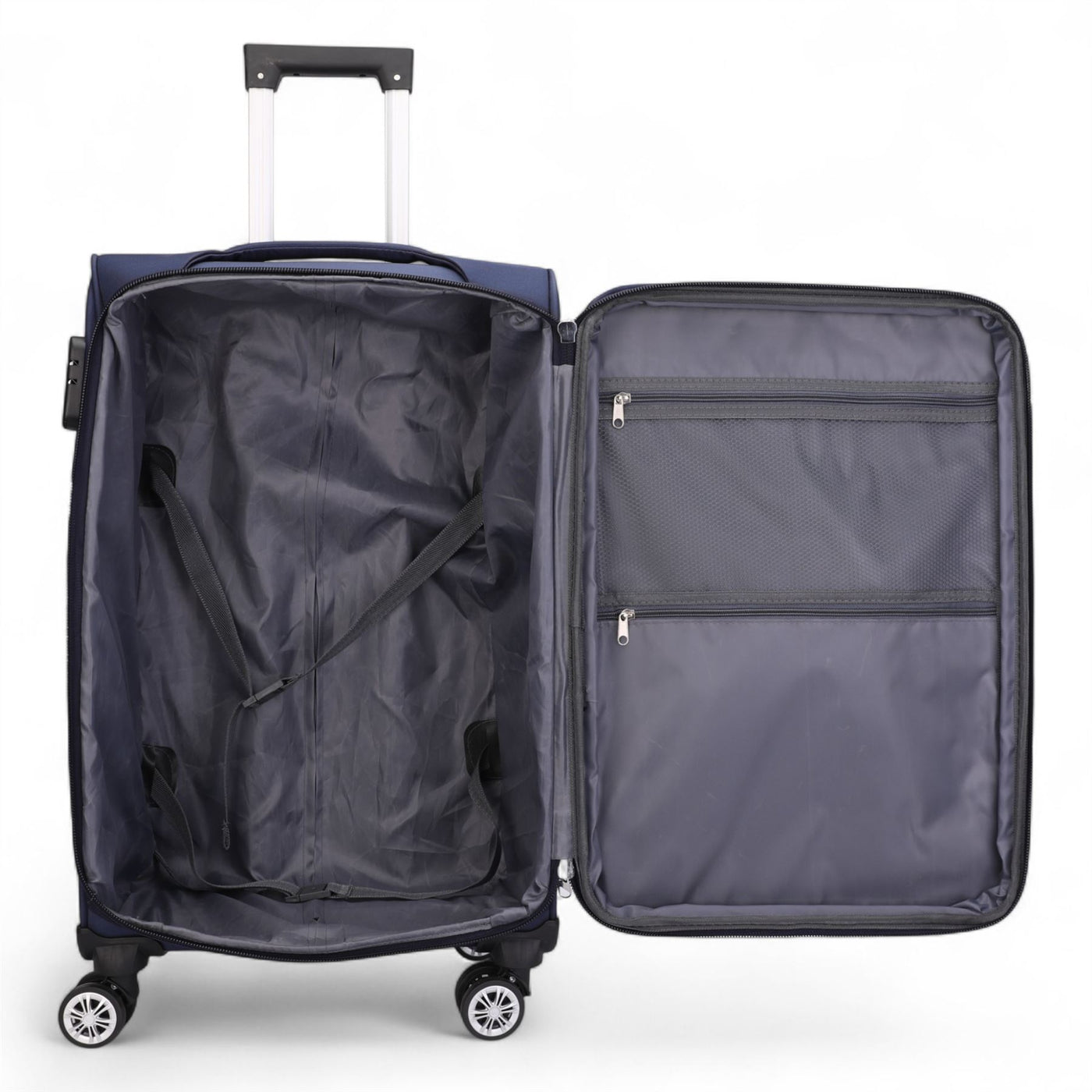 8 Wheel Lightweight Suitcase Luggage Travel Bags Set