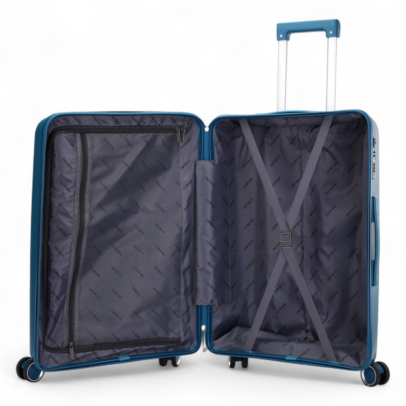 Hard Shell Suitcase Cabin TSA Luggage Travel Set