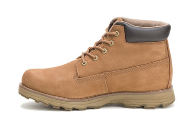 Caterpillar Men's Founder Brown Leather Everyday Ankle Boots