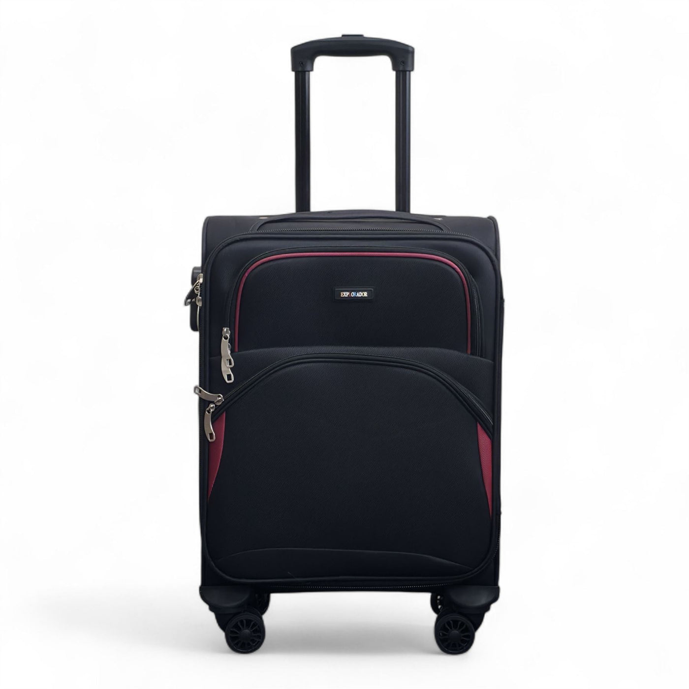 Expandable Soft 8 Wheel Lightweight Suitcase Luggage Travel Bags Set