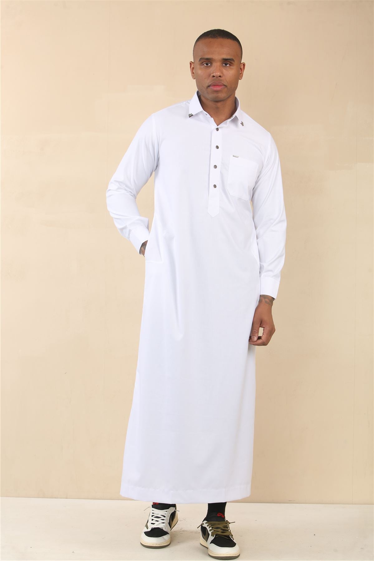 Men's Thobe Arab Saudi Emirati Islamic Clothing Jubba Robe