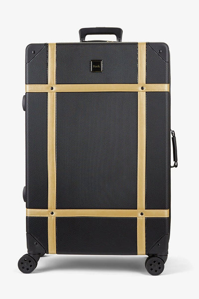 Vintage Hard Shell Luggage Trunk Suitcase Set