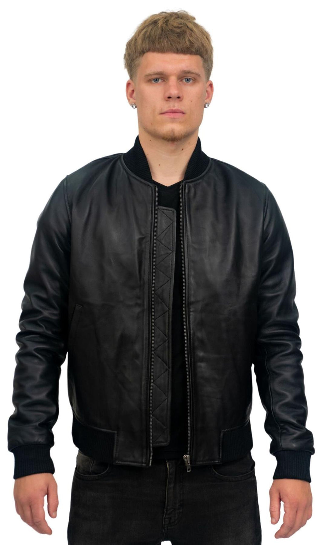 Mens soft leather jackets uk best sale