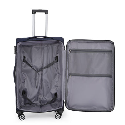 8 Wheel Lightweight Suitcase Luggage TSA Travel Bags Set