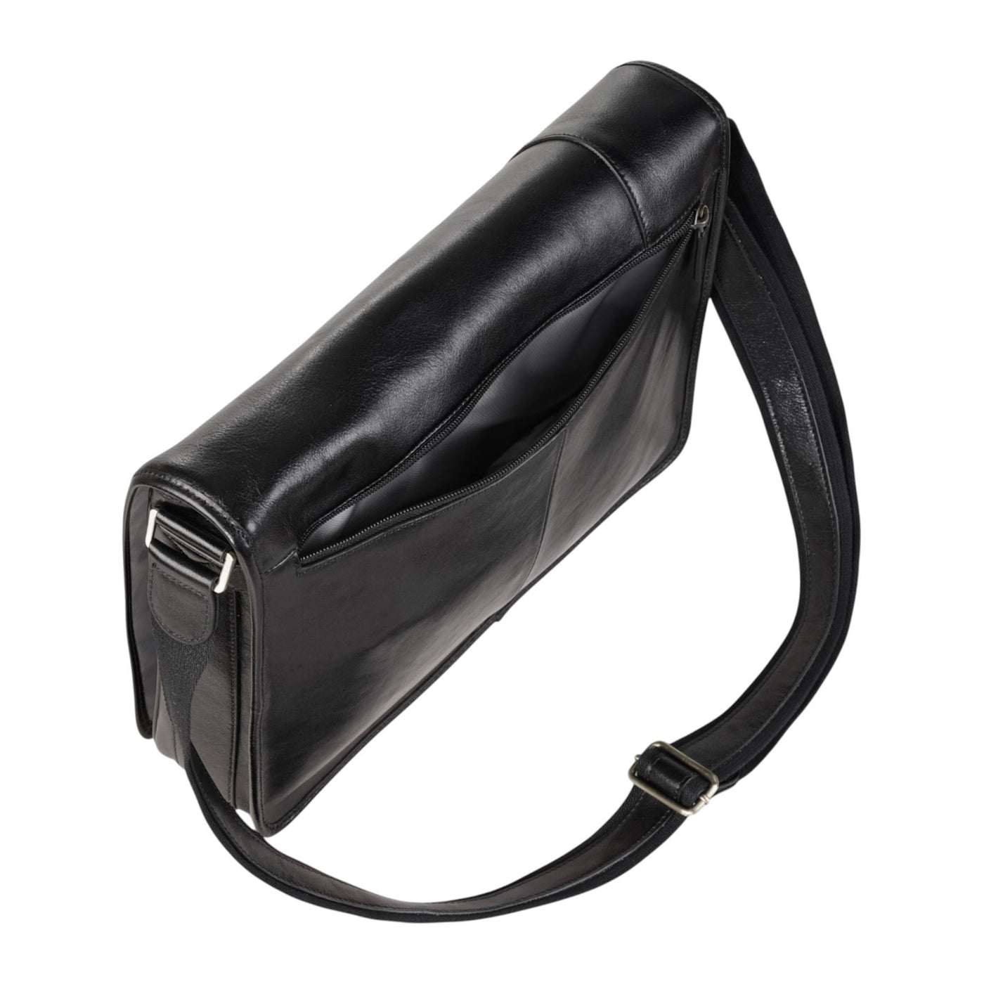 Genuine Leather Laptop Satchel Messenger Shoulder Bag - Astor