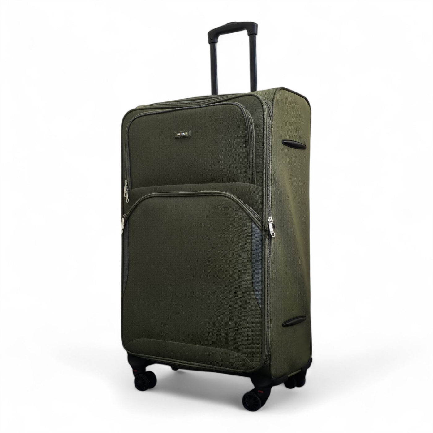 Expandable Soft 8 Wheel Lightweight Suitcase Luggage Travel Bags Set