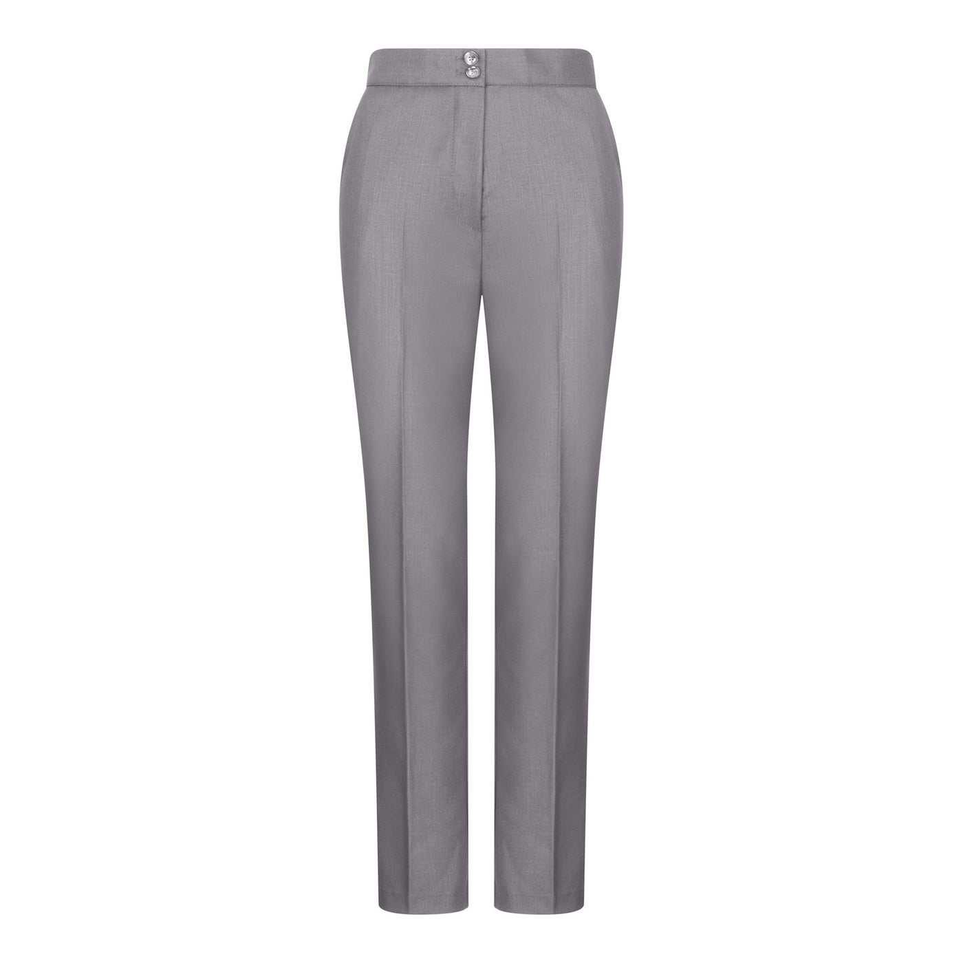 Women's 3 Piece Tailored Fit Plain Grey Formal Office Suit