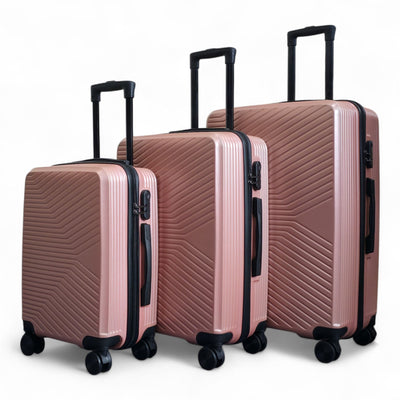 Hardshell Suitcase Set Robust 8 Wheel Luggage Cabin Case Bag