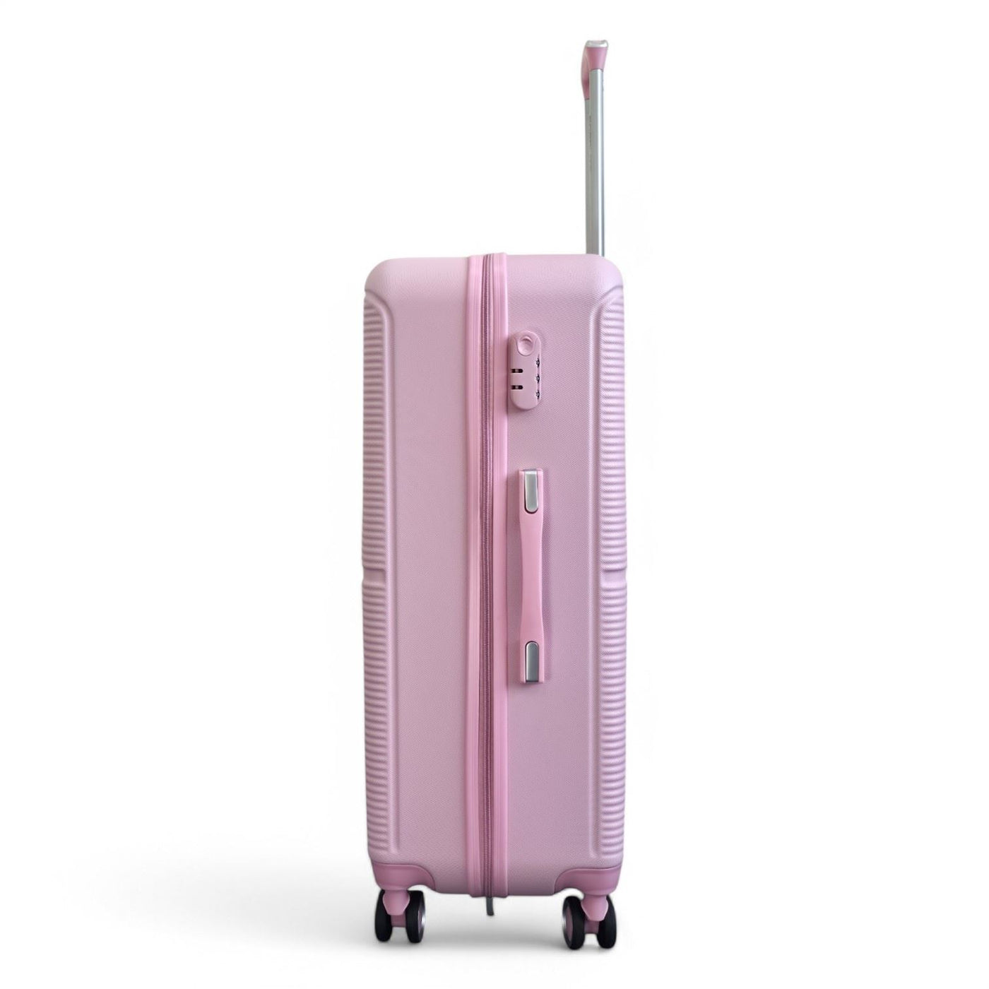 Robust ABS Hard Shell 8 Wheels Luggage Travel Holiday Cabin Suitcase Set
