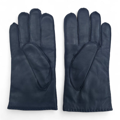 Men’s Italian Leather Warm Wool Lining Winter Stich Design Gloves - M-LGV-205