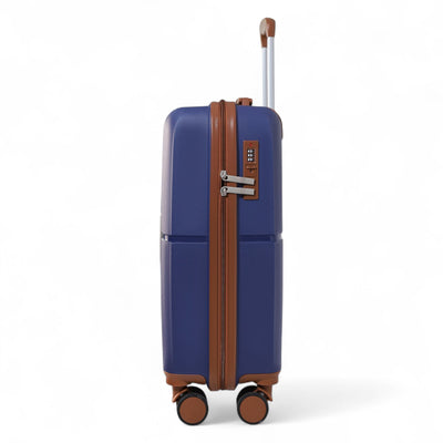 Hard Shell Cabin 37 x 22 x 56 cm PP Luggage Suitcase Suitable for Easyjet, Ryanair