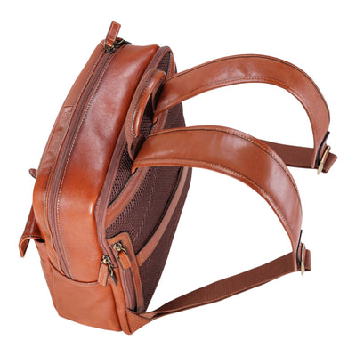 Genuine Leather Vintage Laptop Backpack Travel Bag - Cove