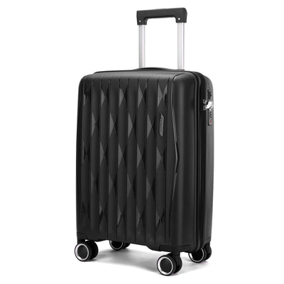 Hard Shell Suitcase Cabin TSA Luggage Travel Set