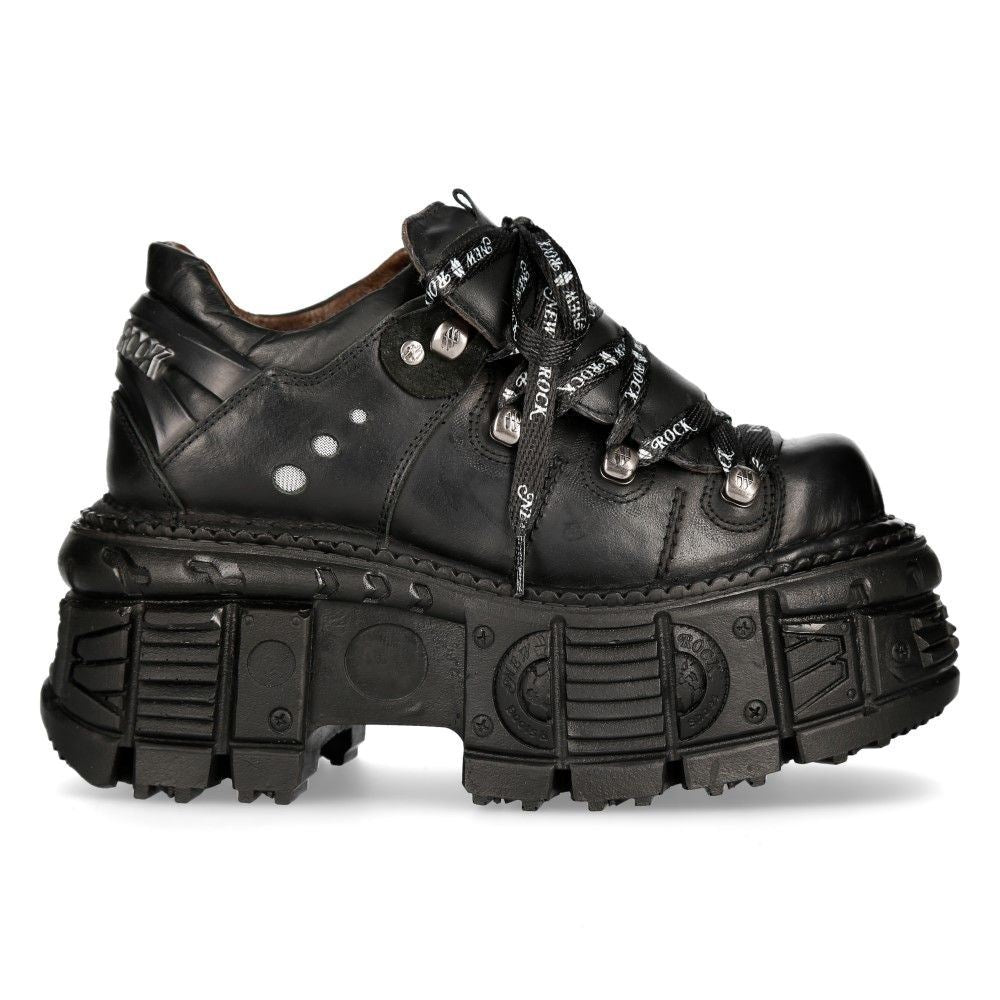 New Rock Unisex Platform Punk Metal Boots- M-TANK120N