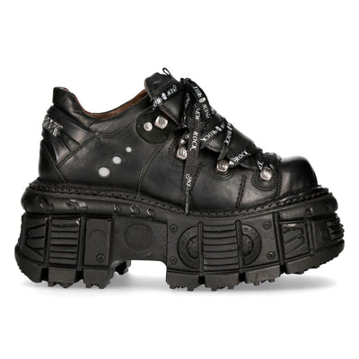 New Rock Unisex Platform Punk Metal Boots- M-TANK120N