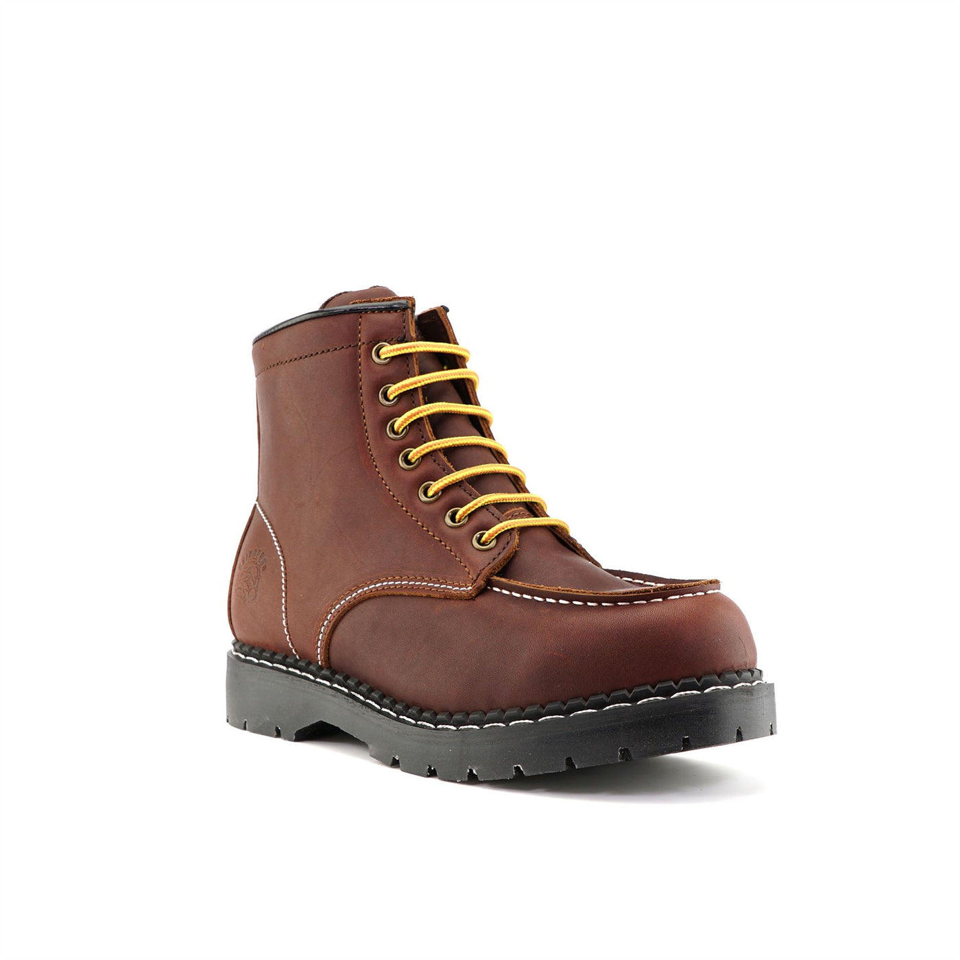 Grinders Unisex Burgundy Leather Western Vintage Indy Boots - Ryan ACS