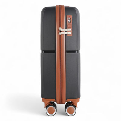 Hard Shell Cabin 37 x 22 x 56 cm PP Luggage Suitcase Suitable for Easyjet, Ryanair