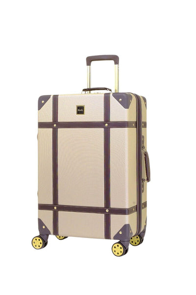 Vintage Hard Shell Luggage Trunk Suitcase Set
