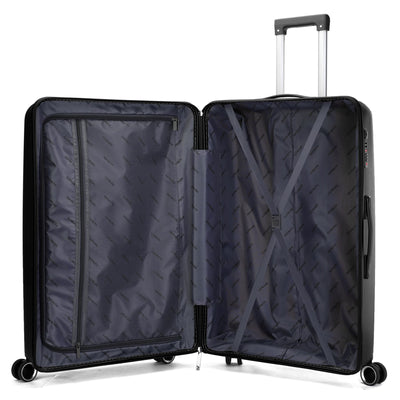 Hard Shell Suitcase Cabin TSA Luggage Travel Set