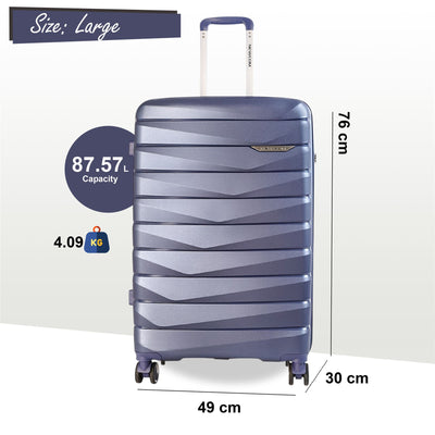 Strong Hard Shell TSA Suitcase Set 8 Wheel Cabin Luggage Holiday Travel Case