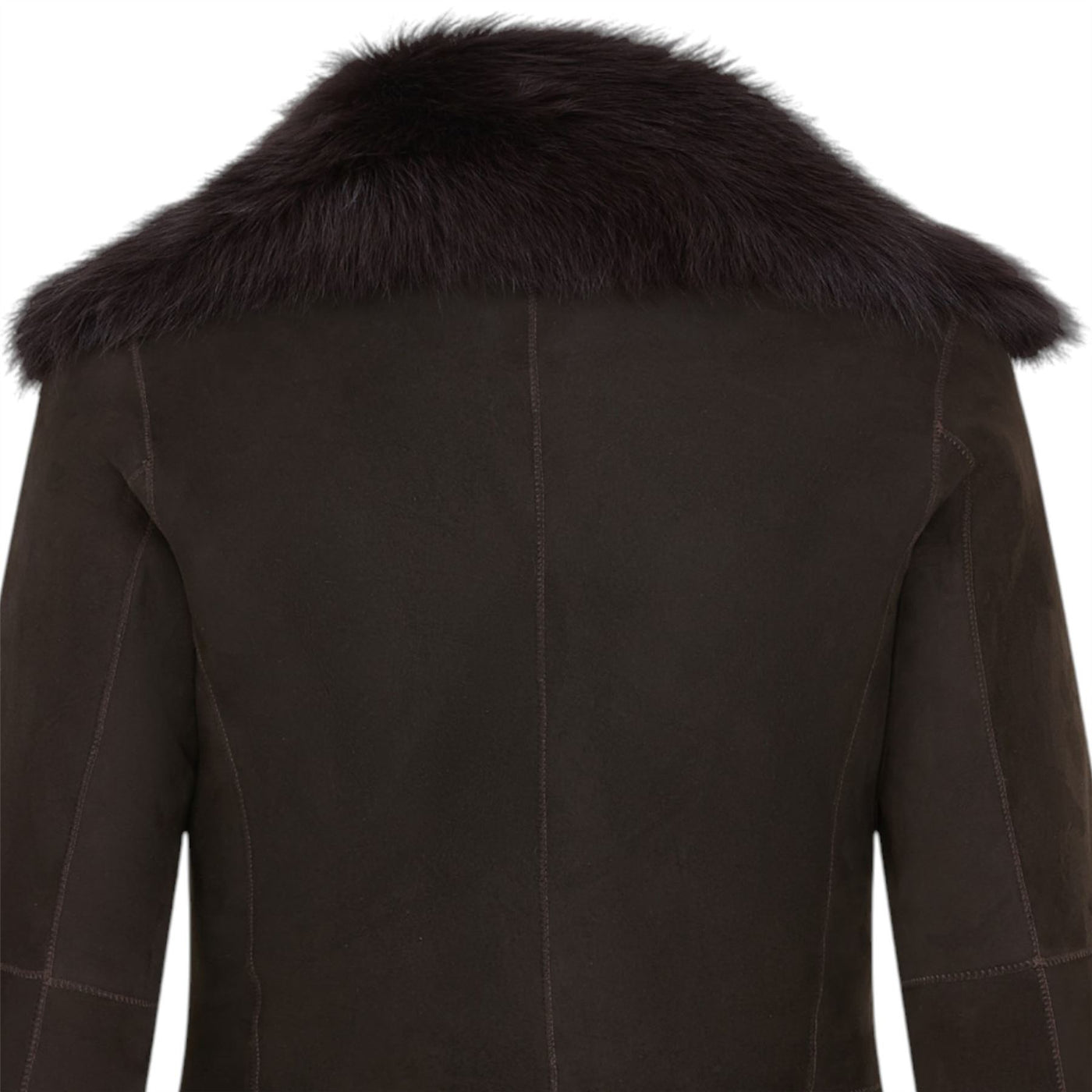 Women's Sheepskin Toscana Shearling Suede Leather Jacket - Noiré