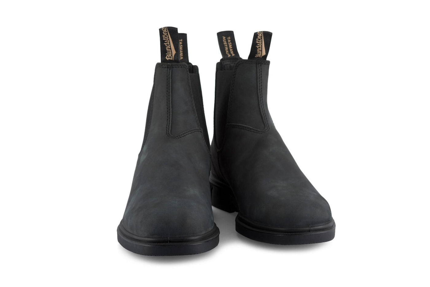 Blundstone #1308 Rustic Black Chelsea Boot with Cream