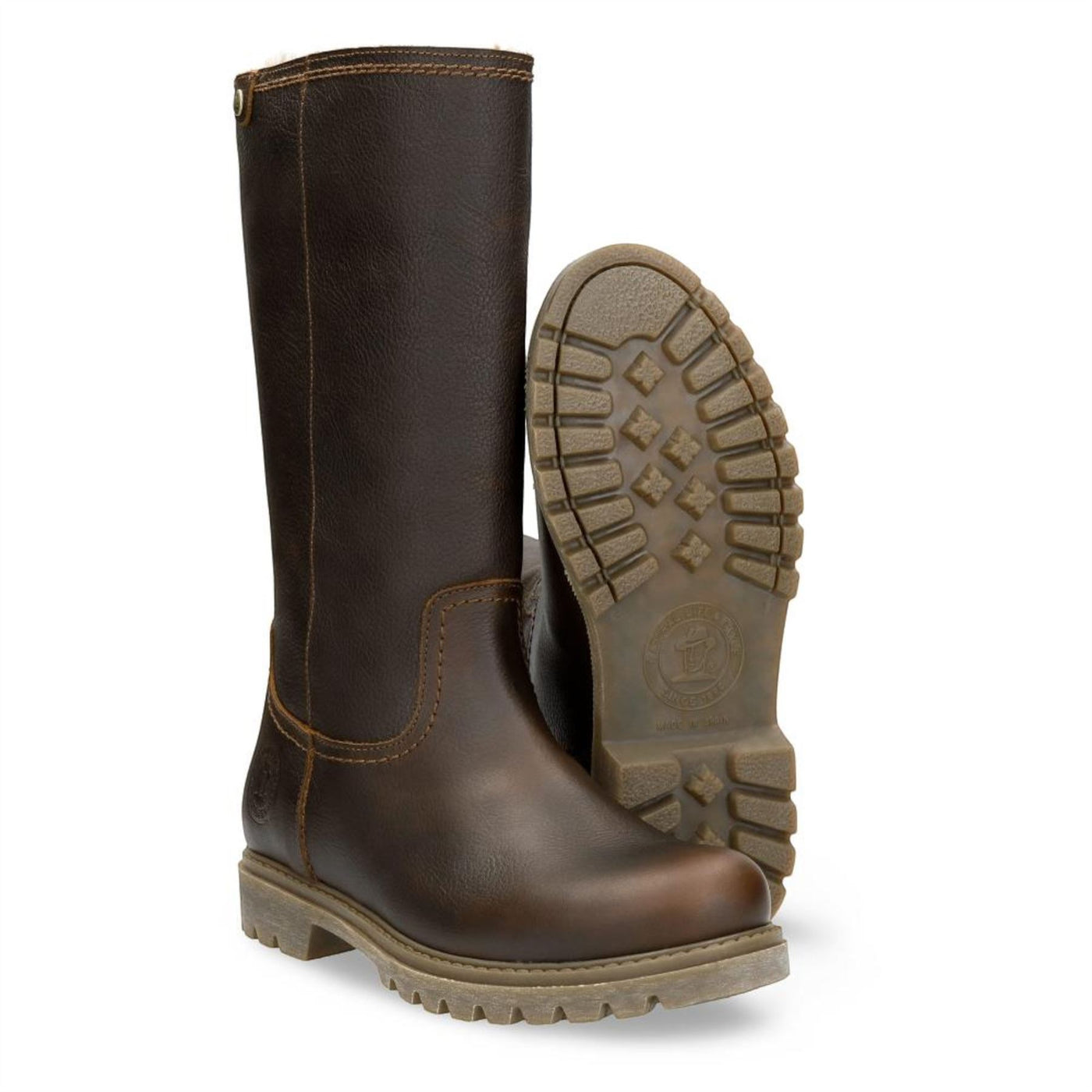 Panama Jack Women's Bambina B82 Chestnut Waterproof Leather Winter Boots